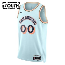 Dječji NBA Dres San Antonio Spurs Personalizirani Nike 2024-25 City Edition Plava Swingman